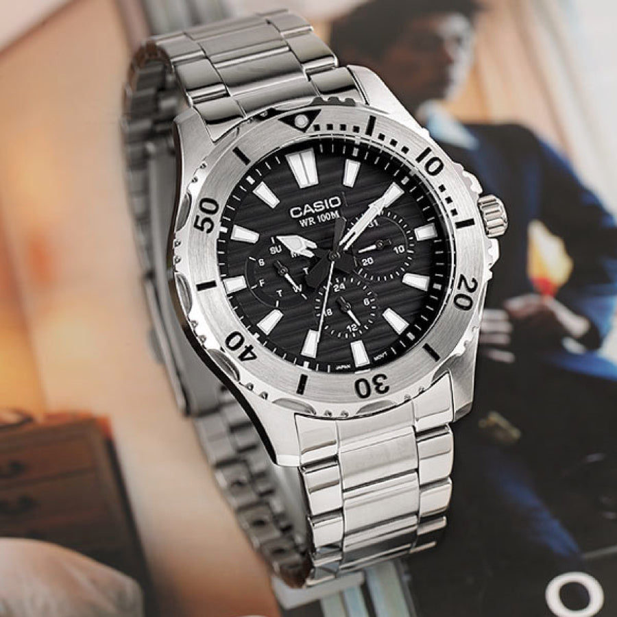 Casio - MTD-1086D-1AVDF - Azzam Watches
