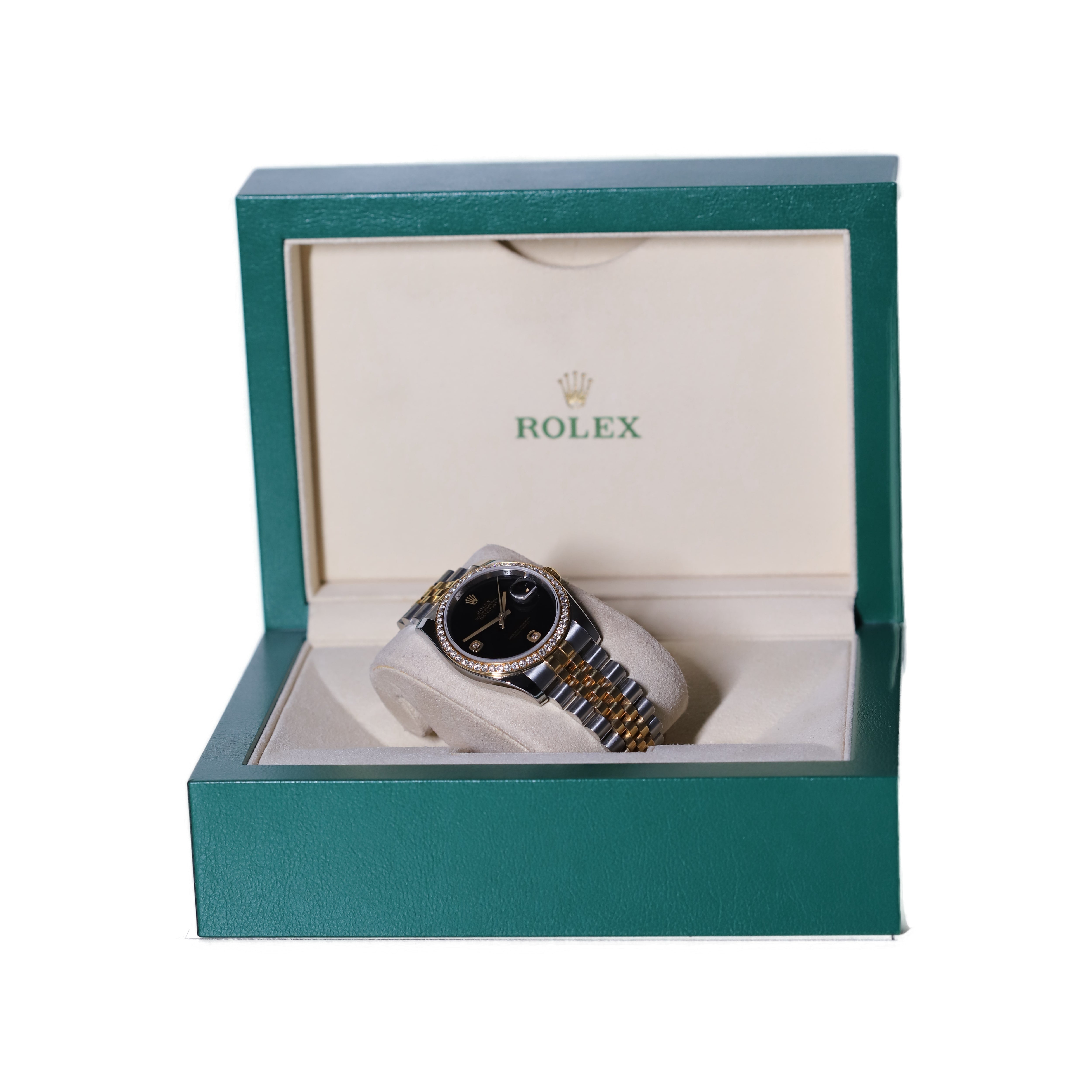 Rolex Datejust 36mm Ref. 116243 – Oystersteel & Yellow Gold | Onyx Diamond Dial