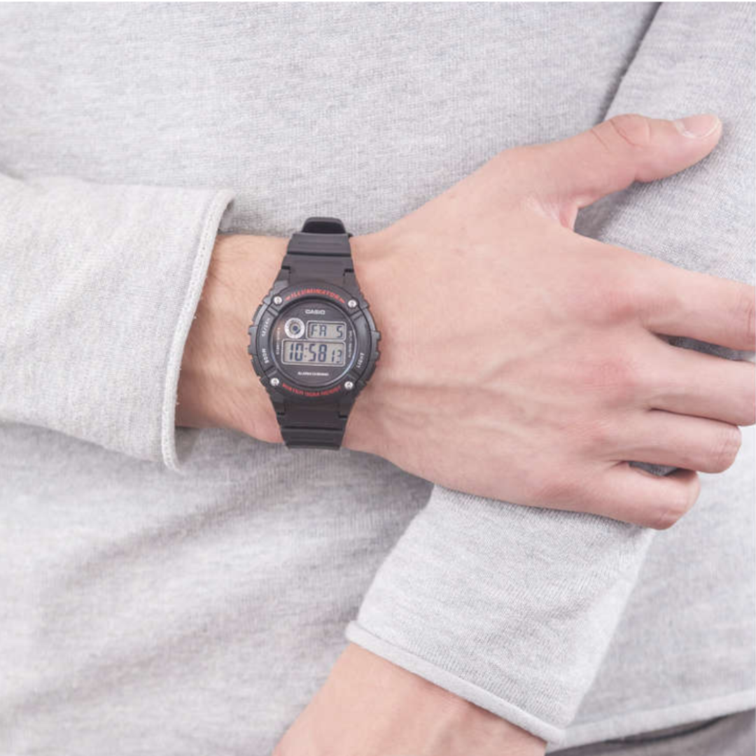Casio - W-216H-1AVDF - Azzam Watches 
