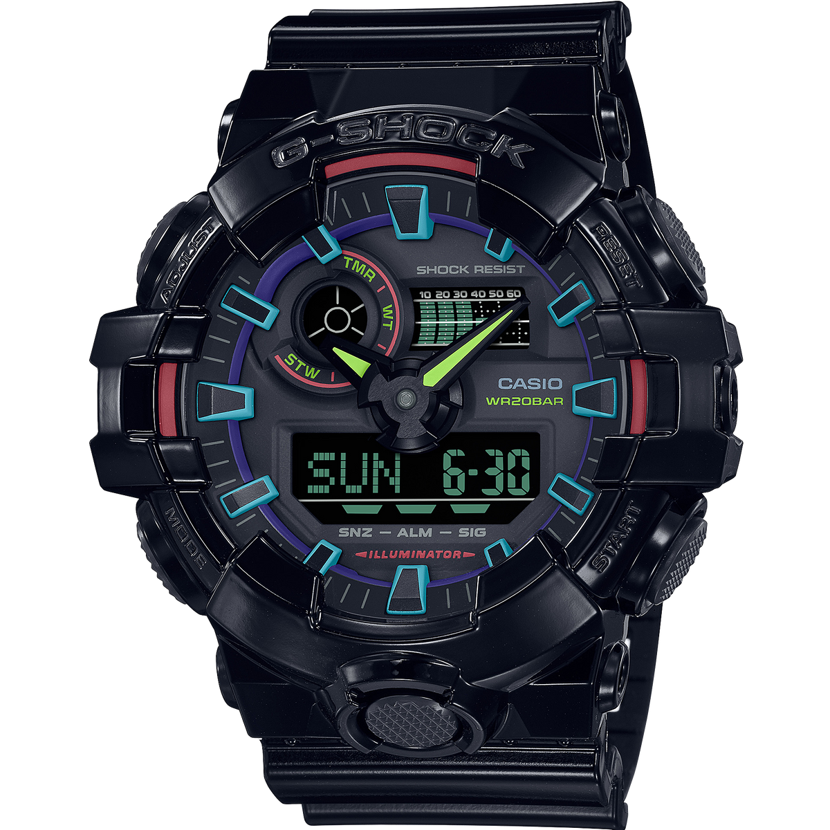 Casio - GA-700RGB-1ADR