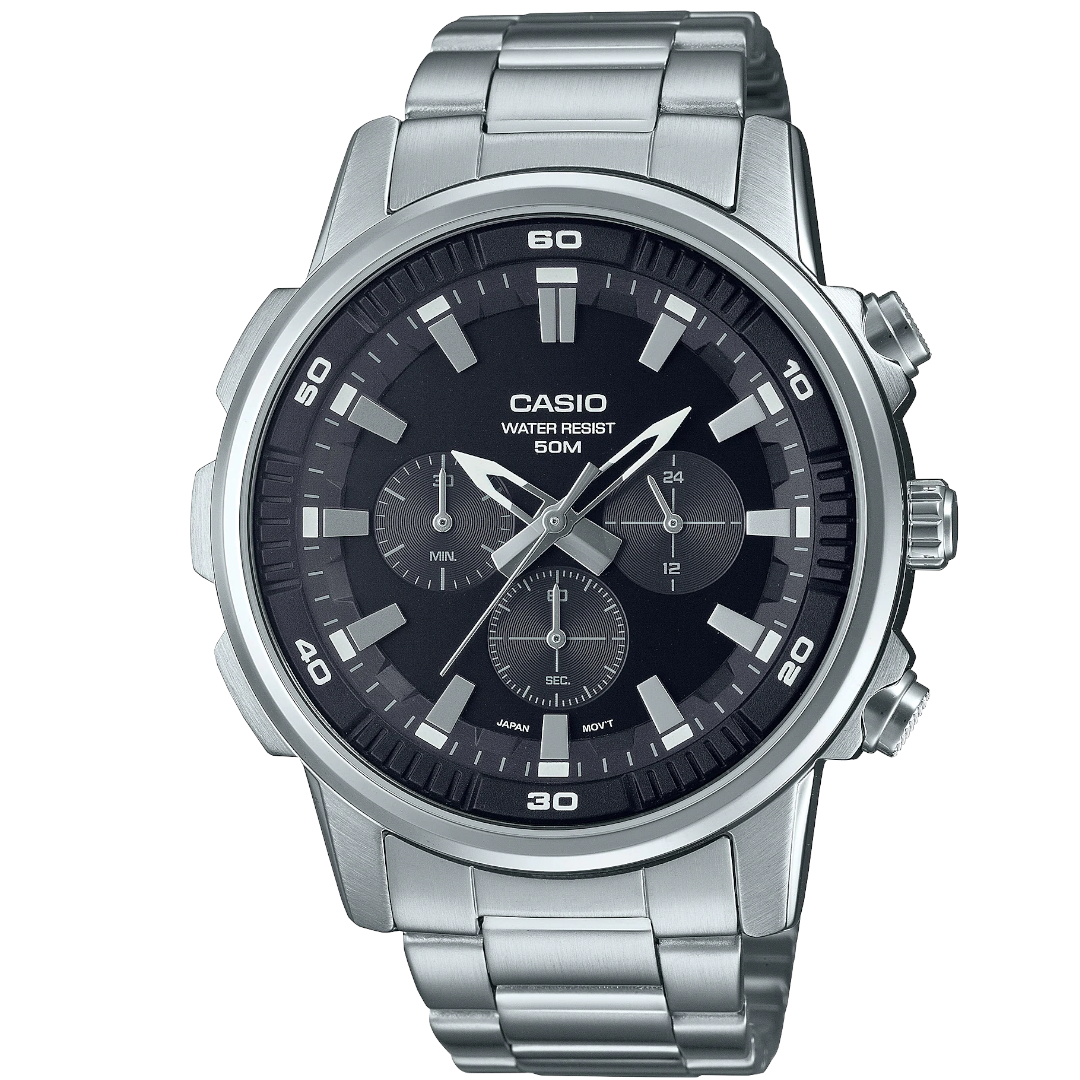 Casio - MTP-E505D-1AVDF - Azzam Watches 