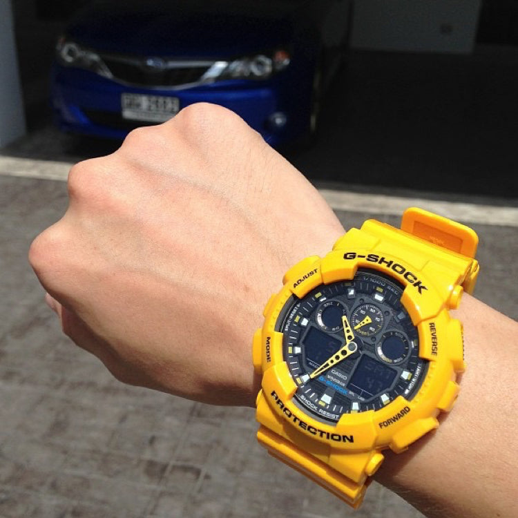 Casio - GA-100A-9ADR - Azzam Watches 